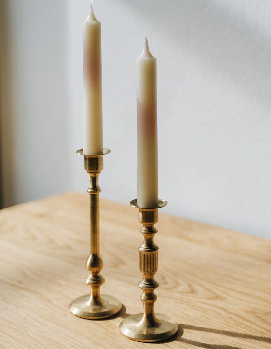 Brass Taper Candlestick