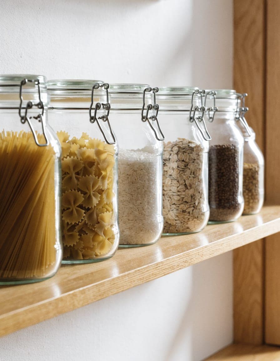 Clip Top Pantry Jars
