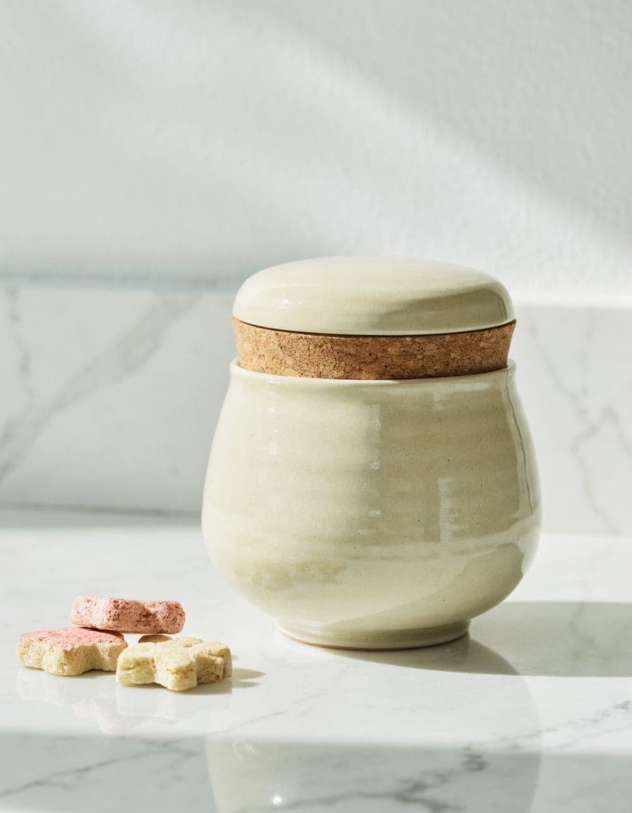 Stoneware Treat Jar