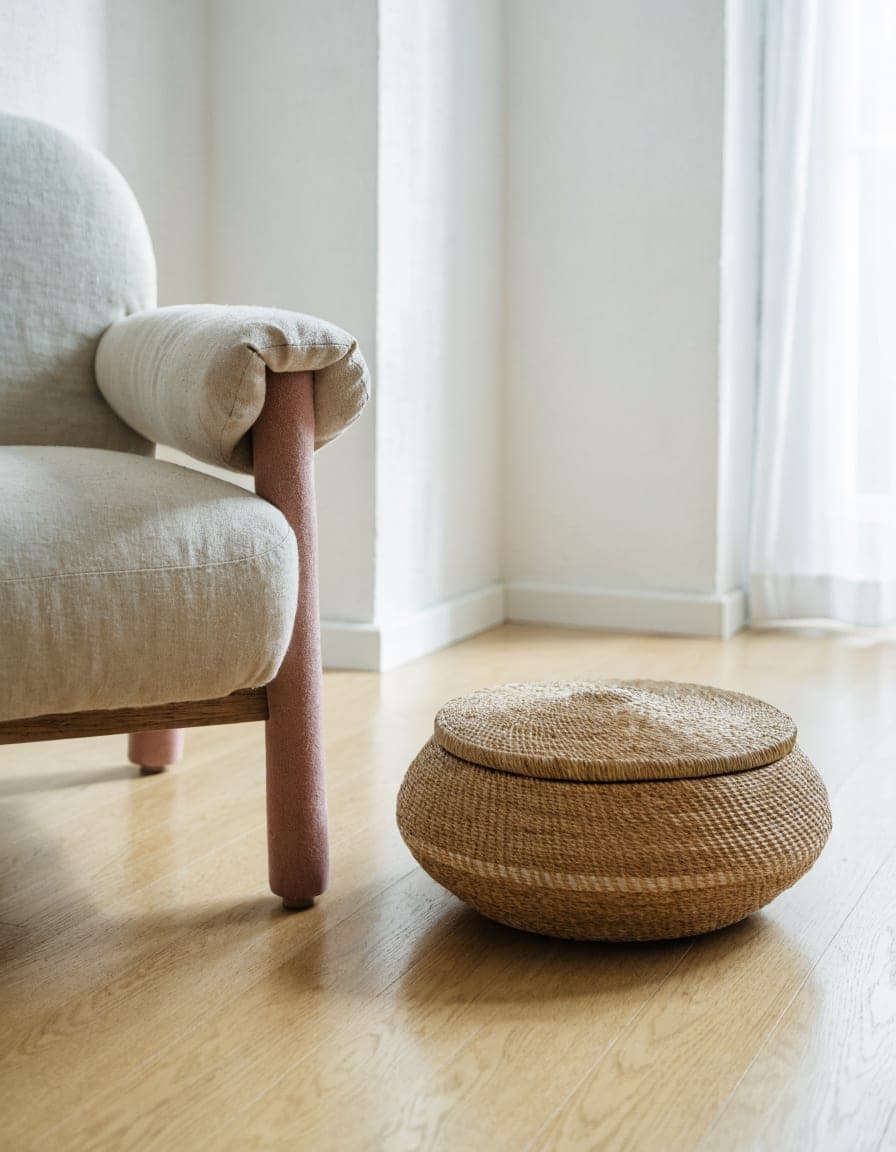Rattan Toy Basket, view 2