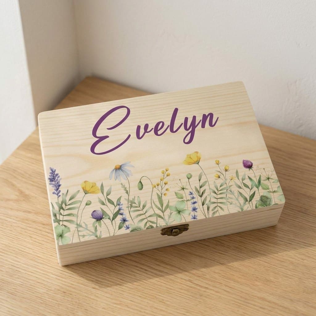 Baby keepsake box, view 4