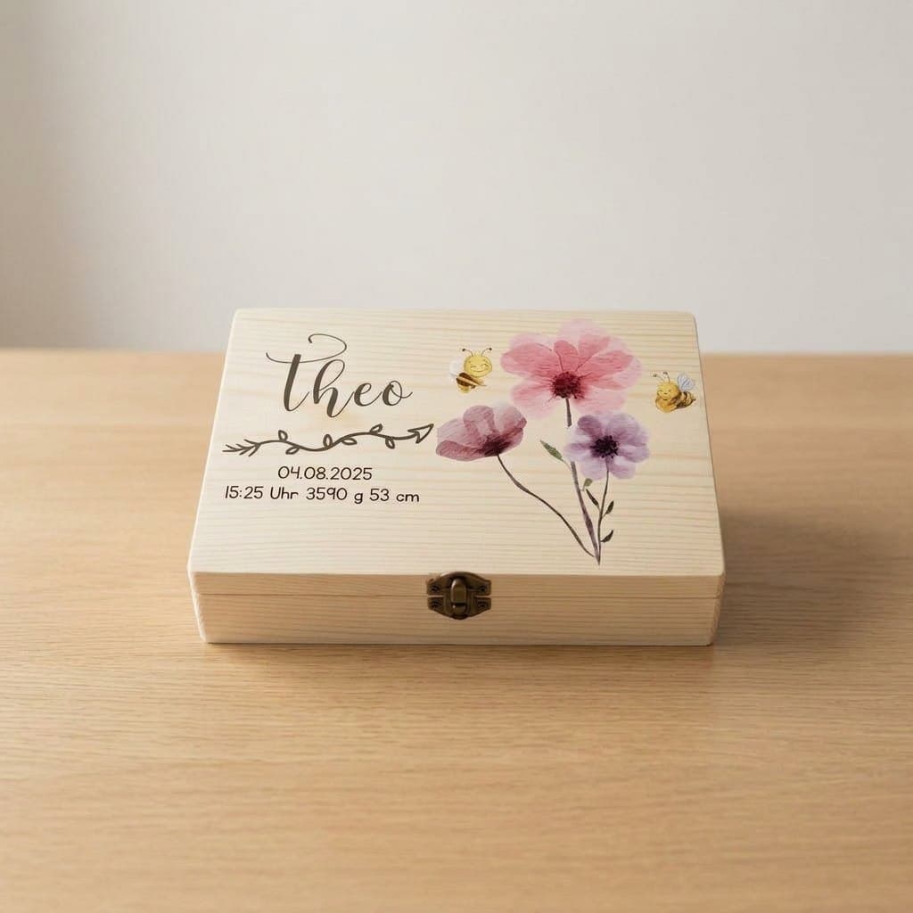 Baby keepsake box, view 3