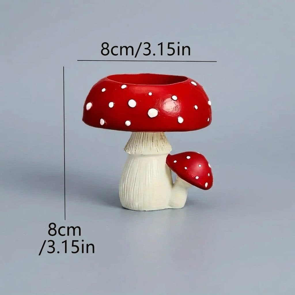 Mushroom tealight holder, view 5