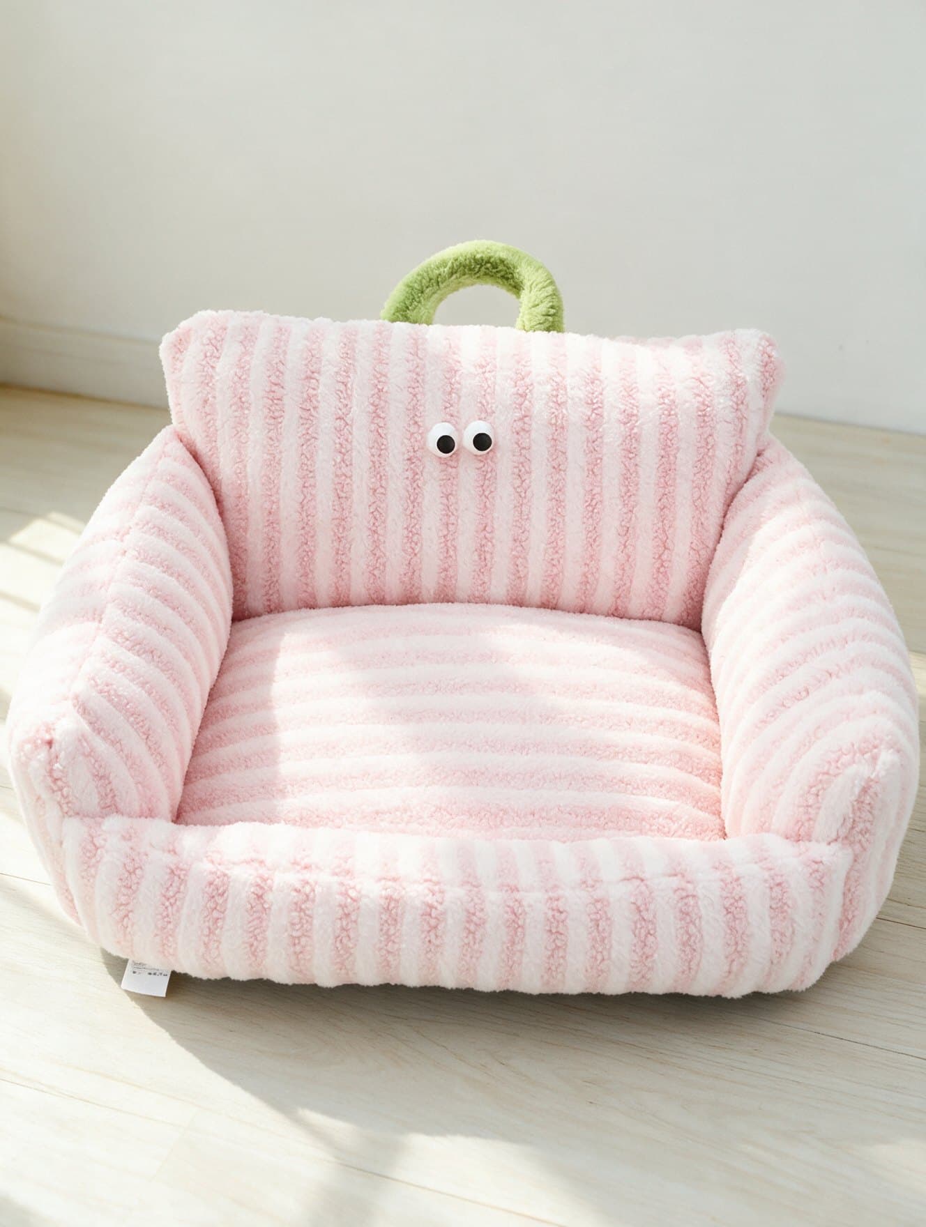 Pet sofa bed, Plush pink, Small (55 x 45cm)