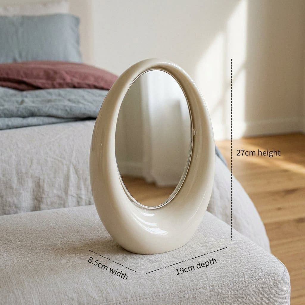 Rotating oval mirror, view 4