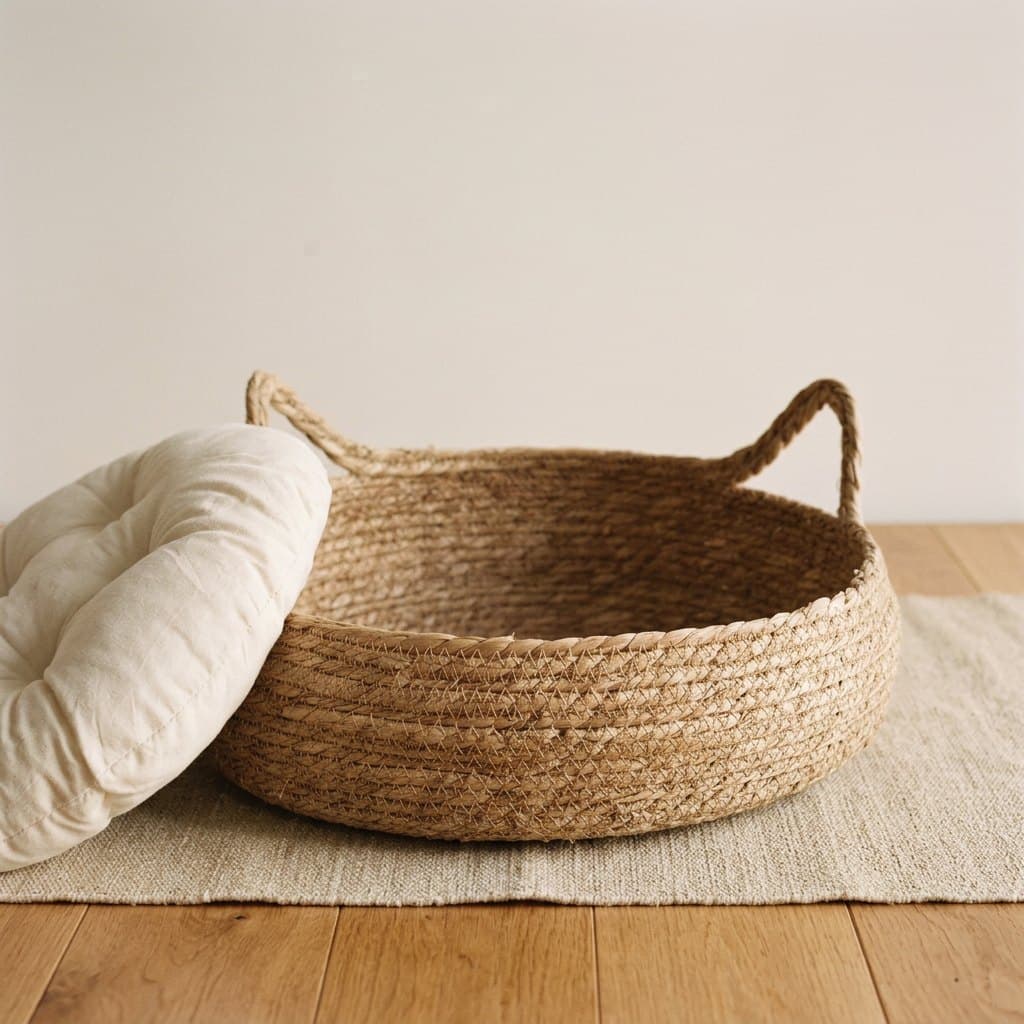 Woven pet bed, view 4