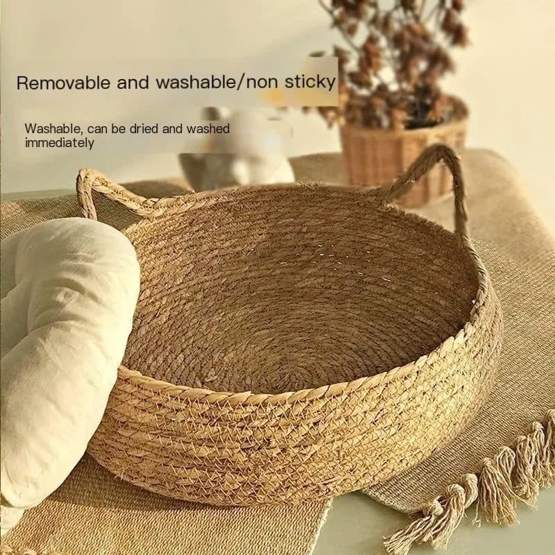 Woven pet bed, view 5